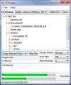 Screenshot of AEK CD Reader copying some files